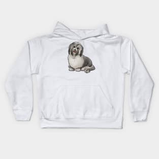 Dog - Havanese Dog - Silver Kids Hoodie